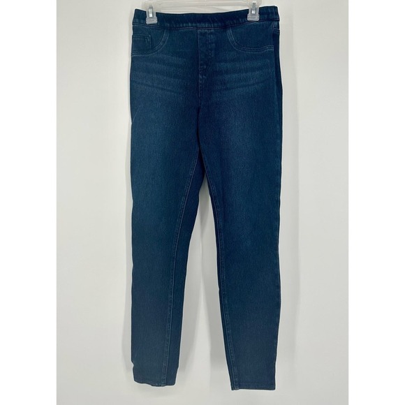 Spanx Jean-ish Ankle Pull On Leggings Size M Tall Denim - Picture 5 of 12